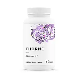 Натуральна добавка Thorne Melaton-3, 60 капсул