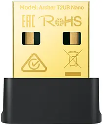 Адаптер WiFi Archer T2UB nano AC600, USB, BT4.2 TP-Link teh0017405