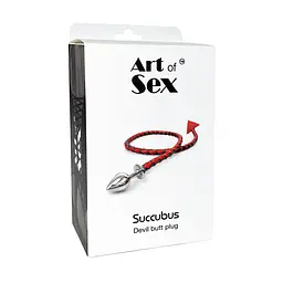 Металева анальна пробка Art Of Sex Succubus – розмір M - мініатюра 4