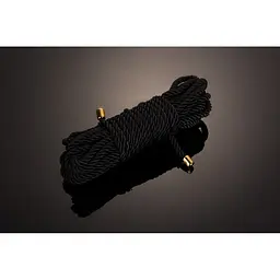 Мотузка для бандажу Upko Restraint Bondage Rope, чорна, 10 м