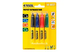 Маркер будівельний перманентний Mastertool асорті (в упаковці 4 шт.) - мініатюра 4