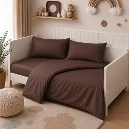Комплект постільної білизни MirSon LITTLE KIDS Satin Premium Cacao Active 110 x 140 см (2200013489887)