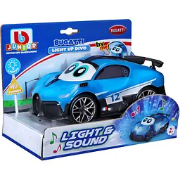 Машинка іграшкова Bb Junior Bugatti Divo зі звуковими та світловими ефектами (16-81208) - мініатюра 2