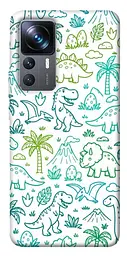 TPU чохол Demsky Dino pattern для Xiaomi 12T / 12T Pro