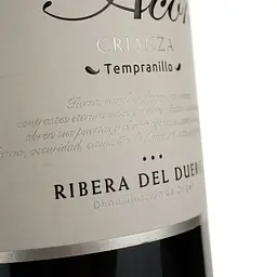 Вино Abadia de Acon Crianza, червоне, сухе, 14,8%, 0,75 л - мініатюра 3