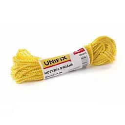 Мотузка в'язана універсальна Unifix 3 мм x 15 м асорті