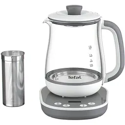 Електрочайник Tefal Tastea tea maker 1.5 л скло біло-сірий (BJ551B10) - мініатюра 5