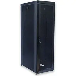 Шафа 19 42U 610х1055 мм ШГ посилена. перфоровані двері 66 чорна
