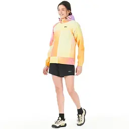Куртка штормова Picture Organic Surface Printed Women L Світло-жовтогарячий - мініатюра 3