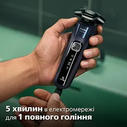 Електрична бритва Philips 5000 SkinIQ синьо-чорна (S5885/10) - мініатюра 10