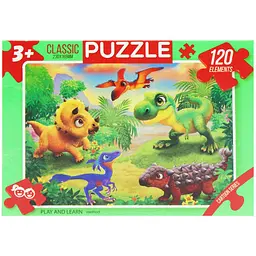 Пазли "Динозаври", 120 елементів Dankotoys