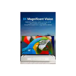 Кабель мультимедійний HDMI M to HDMI M 2.0m V2.1 8K60Hz silver Vention (ALCIH) - мініатюра 6