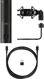 Мікрофон для ПК/ для стрімінгу, подкастів HyperX QuadCast 2 S Black RGB (9A273AA) - мініатюра 5