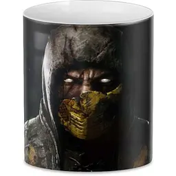 Кухоль GeekLand Mortal Kombat Мортал Комбат в масці MK.02.15 330 мл білий - мініатюра 3