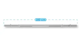 Гриф гвинтовий прямий Thunder 180/25 (SG-SC-180/25) - мініатюра 5
