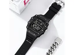 Чоловічий наручний годинник 2296MTBKBK Matte Black Skmei acs0030043 - мініатюра 6