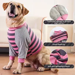 Костюм для відновлення собак Derby Stop Licking Dog Recovery Shirt, Pink, XL - мініатюра 4
