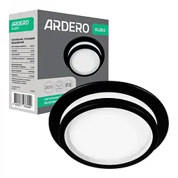 Вбудований світильник Ardero DL2813 під лампу чорний (80649)