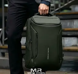 Рюкзак міський Mark Ryden 9031YSJ 28л для ноутбука до 17.3" і USB-портом Green (17583) - мініатюра 2