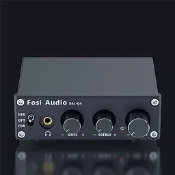 Конвертер звуку SPDIF/Coaxial на RCA/3.5 Fosi Audio DAC-Q4 black