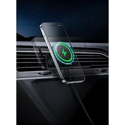Автотримач із бездротовою зарядкою Baseus CW01 Magnetic Wireless 15W Black (C40141001111-00) [143780] - мініатюра 6