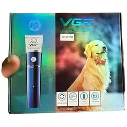 Машинка для стрижки собак та котів VGR V-098 акумуляторна Синій - мініатюра 8