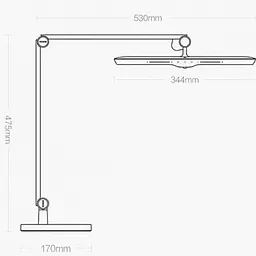 Розумна настільна лампа Yeelight LED Vision Desk Lamp V1 Pro Light-sensitive YLTD08YL - мініатюра 2
