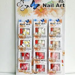 Нігті накладні кольорові K·Nail Art Nail упаковка 12 шт. №16