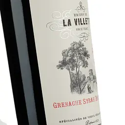 Вино Badet Clement La Villette Grenache Syrah Mourvedre, червоне, сухе, 13%, 0,75 л (8000015862077) - мініатюра 3