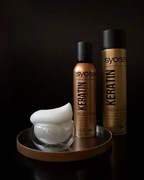 Лак для волосся Syoss Keratin Фіксація 4, 400 мл - мініатюра 2