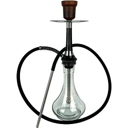 Кальян Totem Hookah Monolit Optima Space Black Drop Clear - мініатюра 2