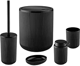 Дозатор для мила Idea Home AYS1SS Black (72151) - мініатюра 2