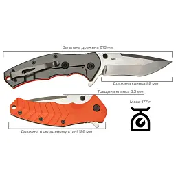 Ніж Skif Griffin II SW Orange - мініатюра 9