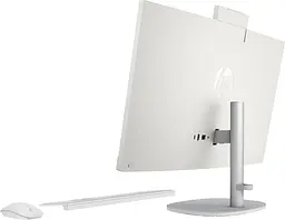 Комп'ютер персональний моноблок HP All-in-One 23.8" FHD IPS AG AMD R5-340 AI 16GB F512GB UMA WiFi кл+м Win11 білий - мініатюра 4