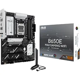 Материнcька плата B650E MAX GAMING WIFI sAM5 B650 4xDDR5 M.2 HDMI DP Wi-Fi BT ATX Asus teh0018959 - мініатюра 8