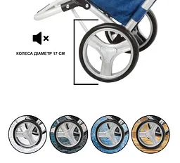 Сумка-візок ShoppingCruiser Foldable Blue (650061) - мініатюра 6