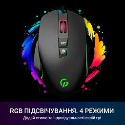 Миша GamePro Nitro GM365 Чорний - мініатюра 2