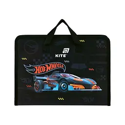 Папка - портфель Kite на молнии A4 Hot Wheels, 1 отделение (HW26-202)