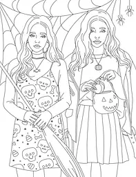 Розмальовка Жорж #girls#fashion#party (Z101110У) - мініатюра 5