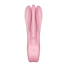 Кліторальний вібратор Satisfyer Threesome 1 Pink з трьома гнучкими пальчиками - мініатюра 6