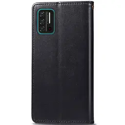 Шкіряний чохол-книжка GETMAN Gallant (PU) для Umidigi A7s Чорний - мініатюра 4