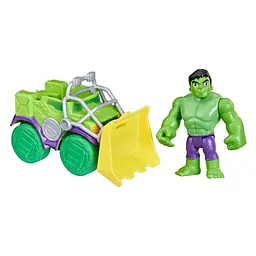 Набір іграшковий Hasbro Spidey And His Amazing Friends Hulk Smash Truck (F6776_F7457) - мініатюра 2
