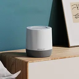 Портативна bluetooth колонка Zealot Z6 з LED підсвічуванням білий - мініатюра 4