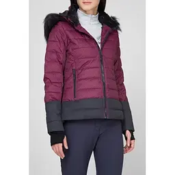 Куртка CMP Woman Jacket Zip Hood 39W1656 Merlot XXS (1097-39W1656F-11ZD 34) - мініатюра 5