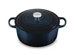 Каструля Le Creuset Signature Cast Iron Round Casserole 22 см Nuit (21177221294475) - мініатюра 4
