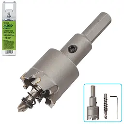 Свердло корончате Alloid Building Tools твердосплавне по металу 28 мм (TS-10028) - мініатюра 2