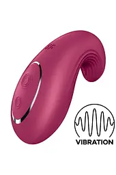 Вібратор Satisfyer Dipping Delight 9 см бордовий - мініатюра 3