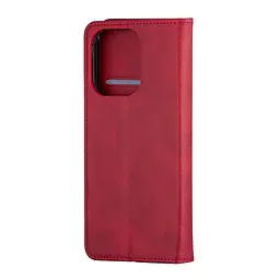 Чохол-книжка Premium Xiaomi Redmi Note 13 4G Dark Red - мініатюра 3