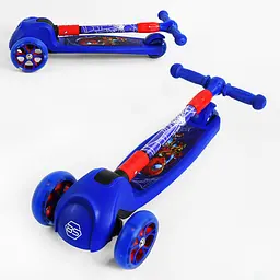 Самокат Best Scooter 25х55х58-71.5 см Синій 000231613 - мініатюра 5