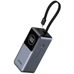 Батарея універсальна Ugreen 20000mAh 130W Nexode Smart Display with Built-in Cable (PB723 55365B)